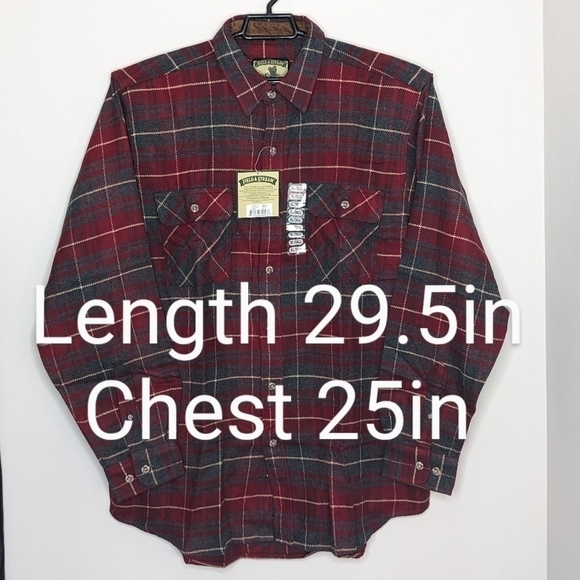 NWT Field & Stream Flannel Plaid Button Down Polo Shirt XL Tall - Picture 3 of 6
